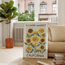 Arte mural floral de girasoles en acuarela para me