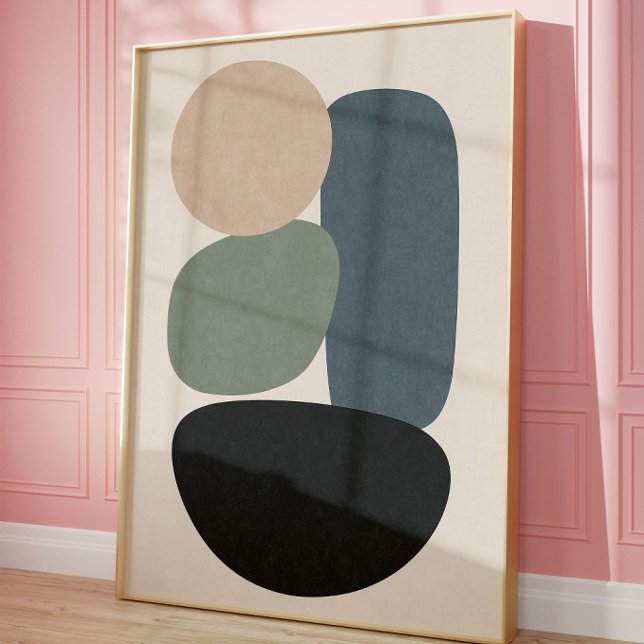Arte mural geométrico abstracto minimalista (Subido por el creador)