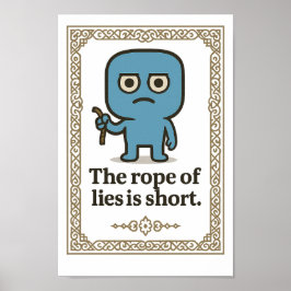 Arte mural inspirador - El alcance de las mentiras