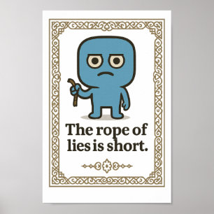 Arte mural inspirador - El alcance de las mentiras