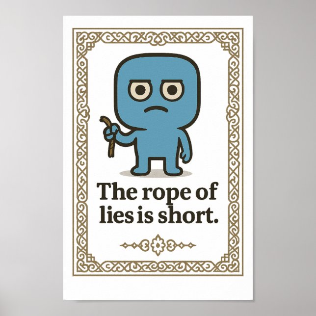 Arte mural inspirador - El alcance de las mentiras (Frente)