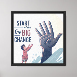 arte mural inspirador Poster de presupuesto moti