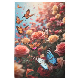 Arte mural metalizado