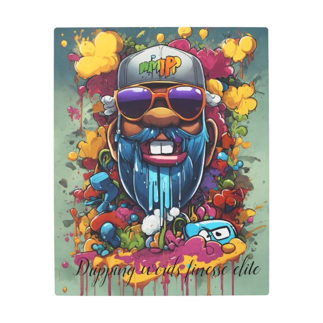 Arte mural metalizado (Anverso)