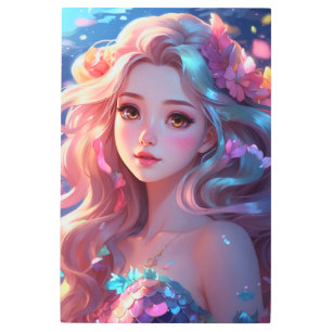 Arte mural metalizado