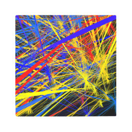 Arte mural metalizado