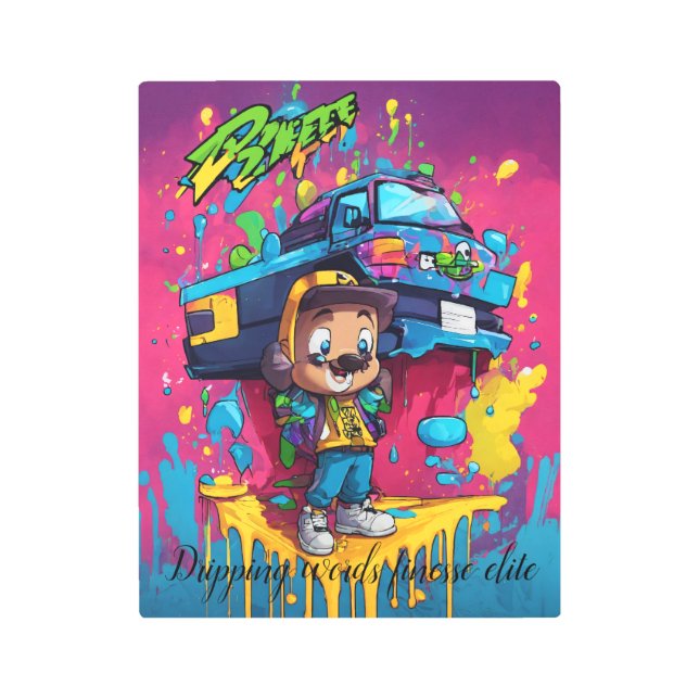 Arte mural metalizado (Anverso)