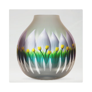 Arte mural metalizado