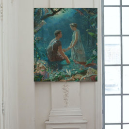 Arte mural metalizado