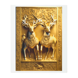 Arte mural metalizado