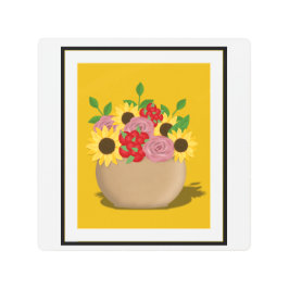 Arte mural metalizado