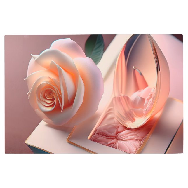 Arte mural metalizado, 36" x 24" (Anverso)