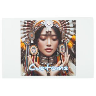 Arte mural metalizado, 36" x 24"