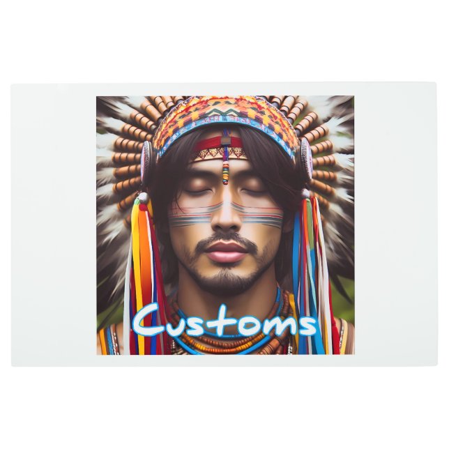 Arte mural metalizado, 36" x 24" (Anverso)