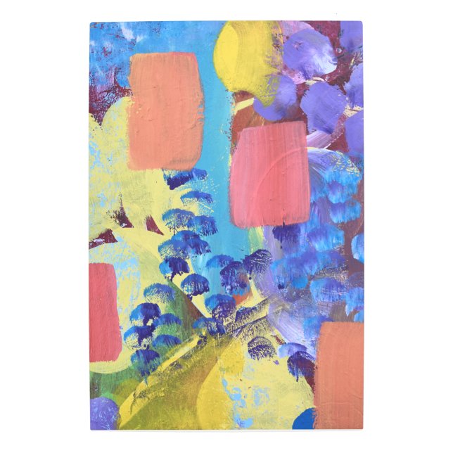 Arte mural metalizado — Arte abstracto (Anverso)