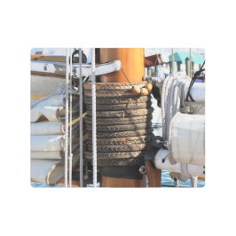 Arte mural metalizado - Barco de vela clásico