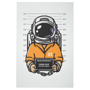 Arte mural Metalizado cósmico