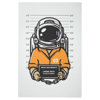 Arte mural Metalizado cósmico