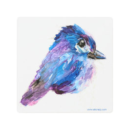 Arte mural metalizado de Alaskan Chick