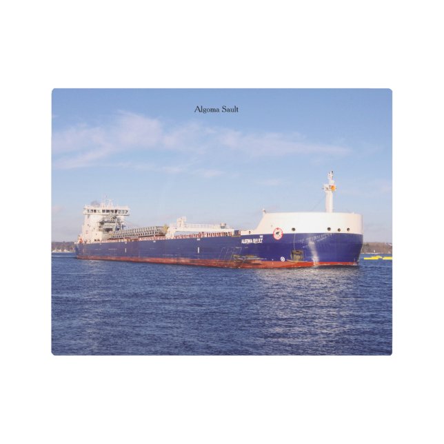 Arte mural metalizado de Algoma Sault (Anverso)