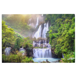 Arte mural Metalizado de cascada de 36" x 24"