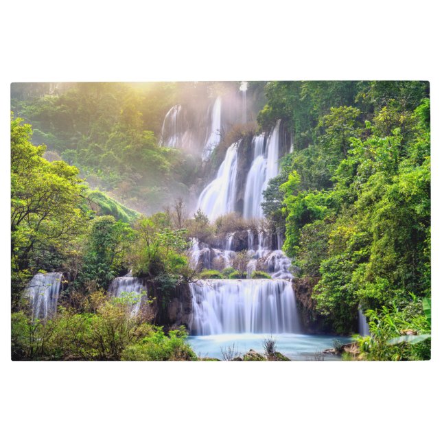 Arte mural Metalizado de cascada de 36" x 24" (Anverso)