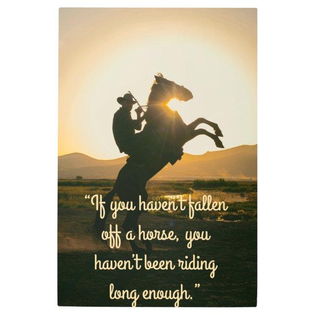 Arte mural Metalizado de Cowboy (Anverso)