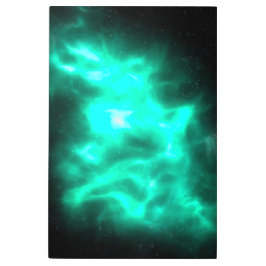 Arte mural Metalizado de la galaxia de la energía