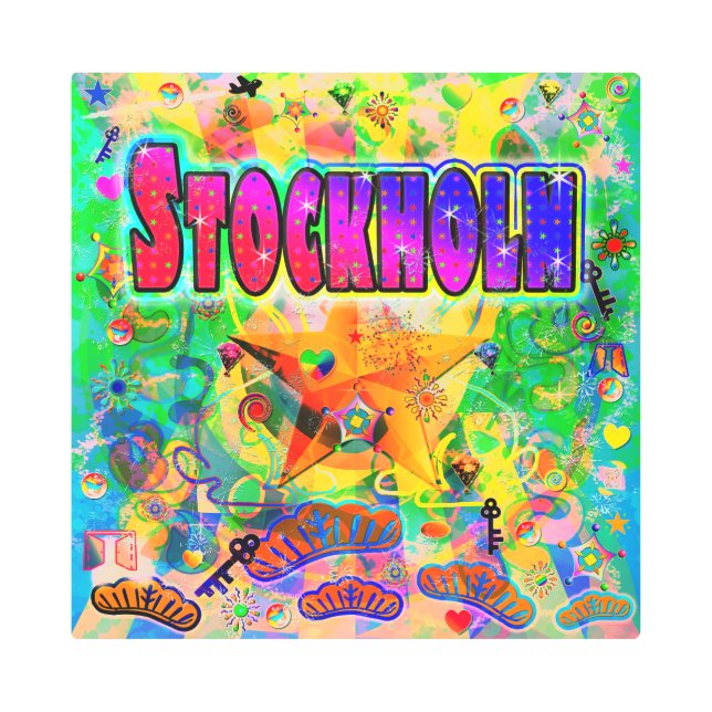 Arte mural Metalizado de la hora de la época de Es (Anverso)