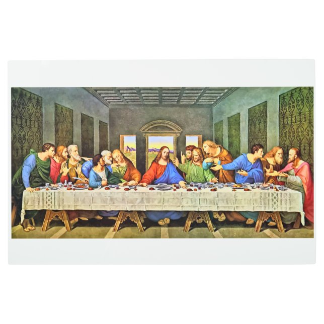 Arte mural Metalizado de la última cena de Christi (Anverso)