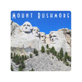 Arte mural Metalizado de Mount Rushmore