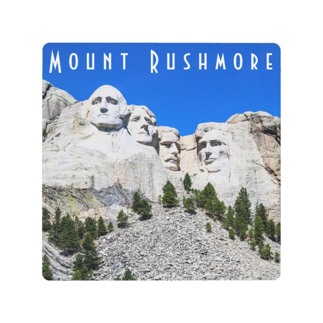 Arte mural Metalizado de Mount Rushmore (Anverso)