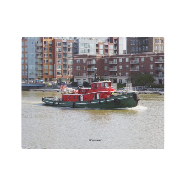 Arte mural metalizado de Wisconsin (Anverso)