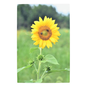 Arte mural Metalizado del girasol