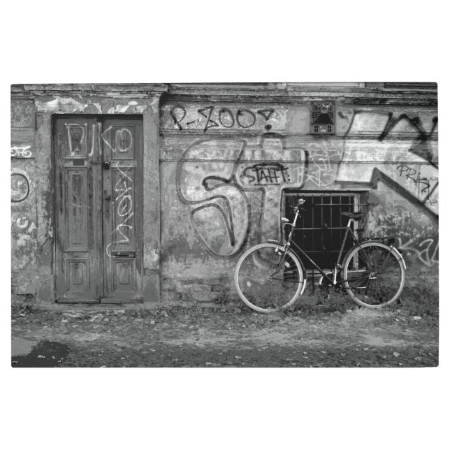 Arte mural metalizado - Graffiti urbano de arquite (Anverso)