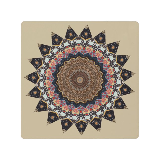 arte mural Metalizado kaleidoscopo (Anverso)