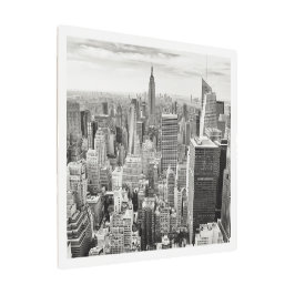 Arte mural metalizado - Línea aérea de Nueva York