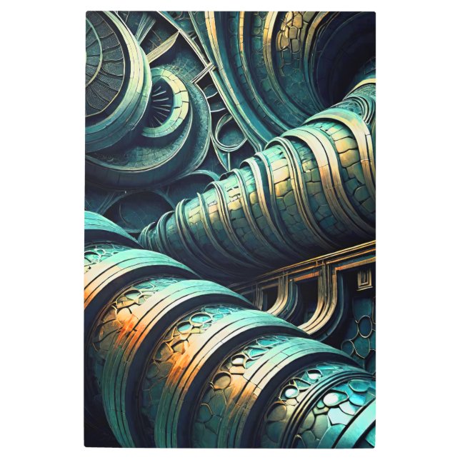 Arte mural Metalizado Mutant 2 (Anverso)