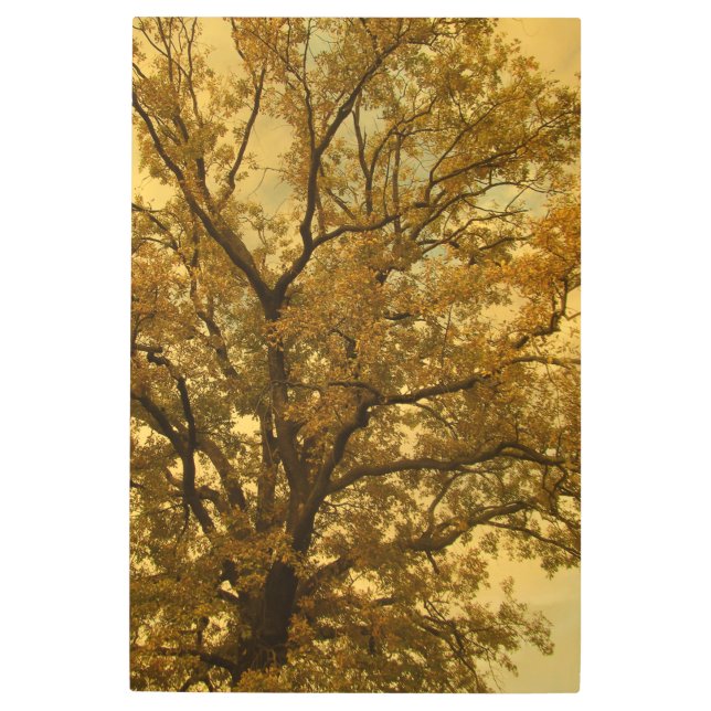 Arte mural metalizado Otumsive Massive Tree Yellow (Anverso)