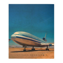 Arte mural Metalizado Retro DC10 Jet Aircraft