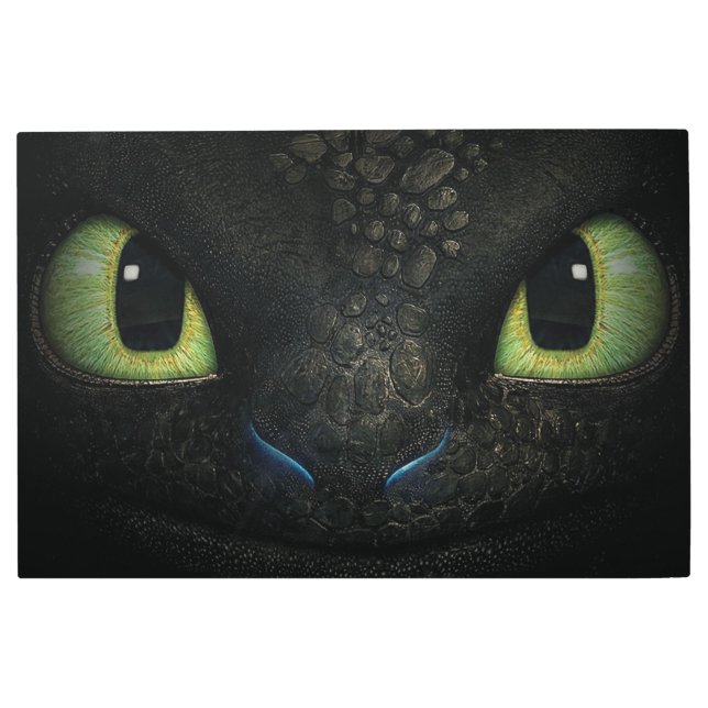 Arte mural Metalizado sin dientes Dragon de 36"x 2 (Anverso)