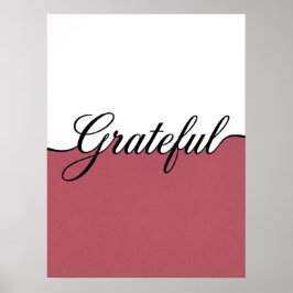 Arte mural minimalista elegante cursiva agradecido