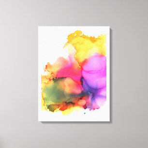Arte mural moderno boho de pintura acuarela