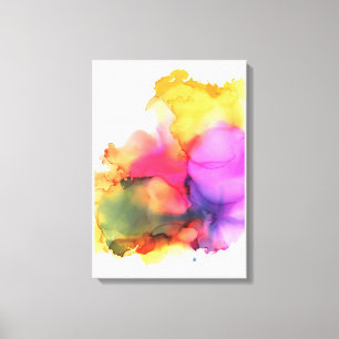 Arte mural moderno boho de pintura acuarela