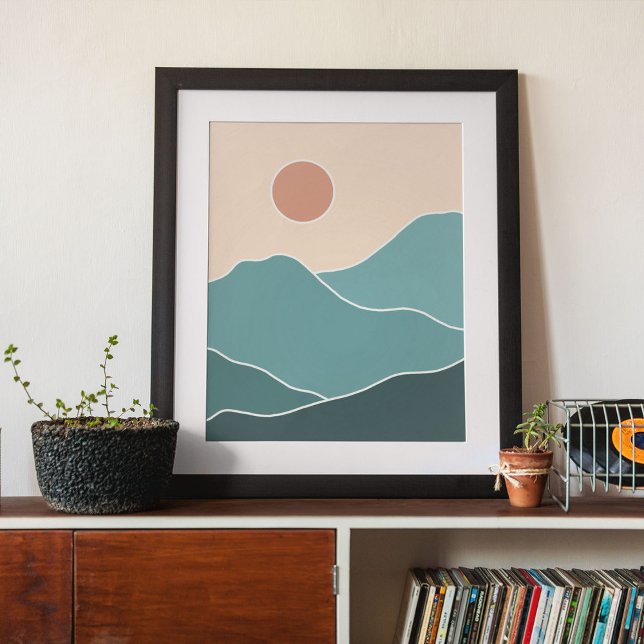 arte mural moderno de boho Imprimir (boho modern wall art Print)