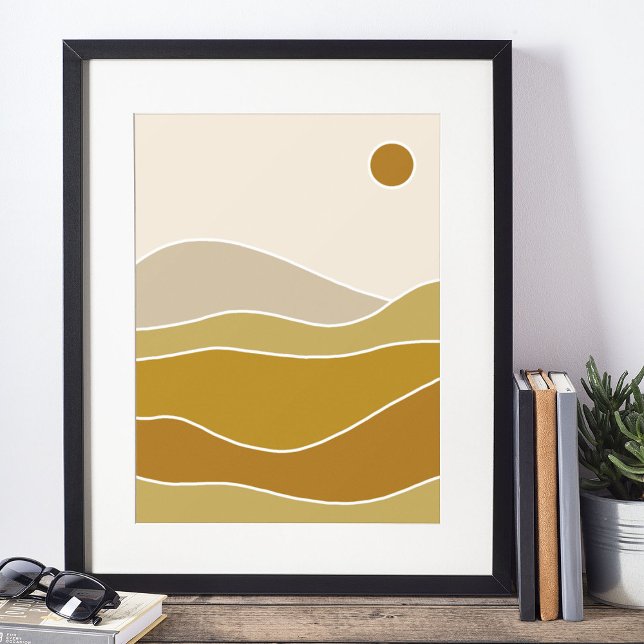 arte mural moderno de boho Imprimir (boho modern wall art Print)