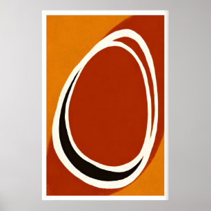 Arte mural oval minimalista, trabajo de línea auda
