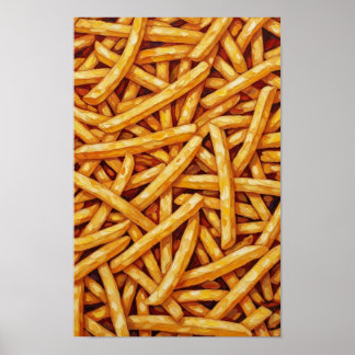 Arte mural. Patatas fritas.