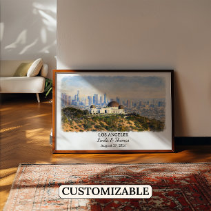 Arte mural personalizado de Los Ángeles, Póster de