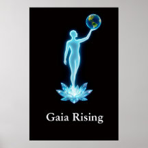 Arte mural / Póster de Gaia Rising